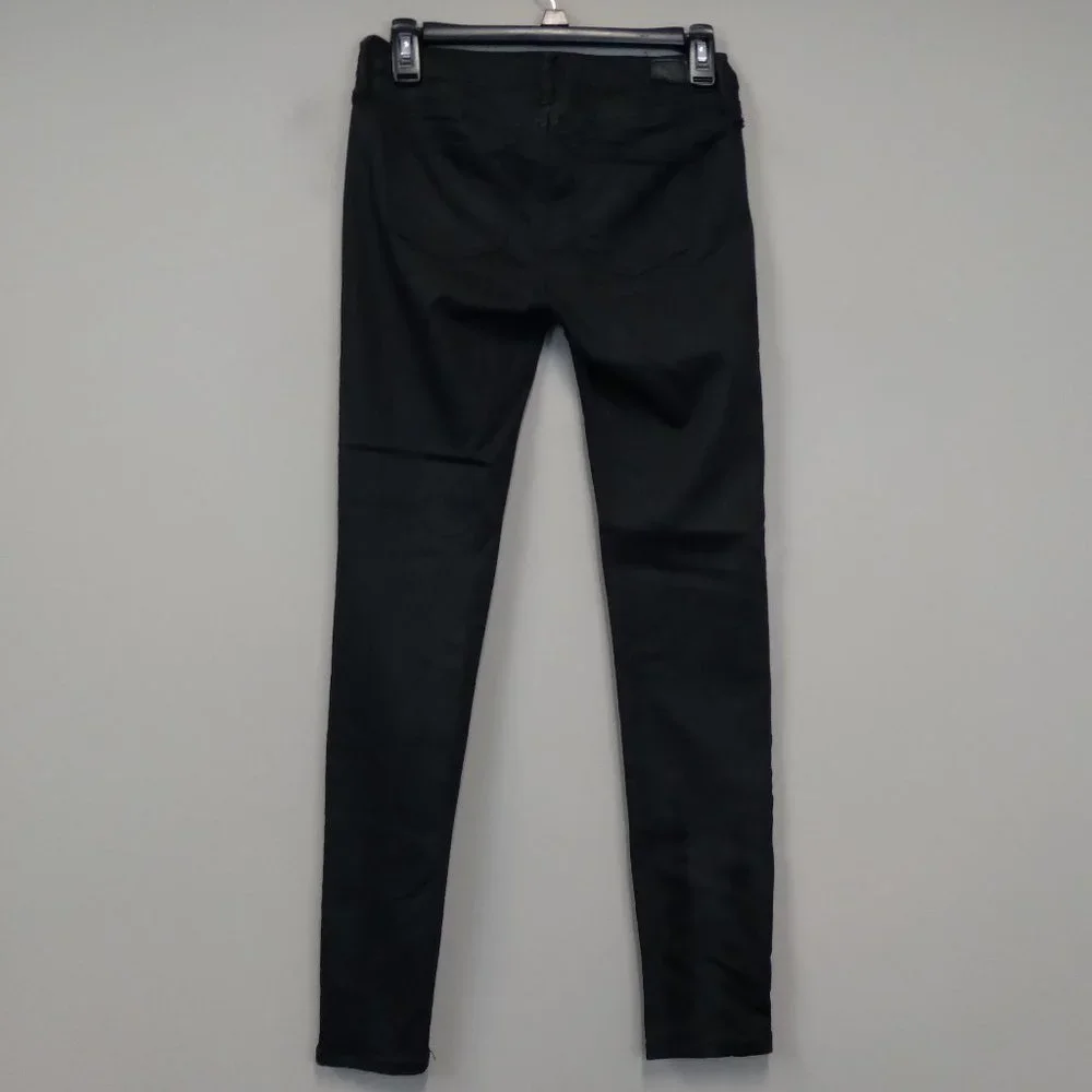 CELEBRITY Pink Black Skinny Jeans Juniors Size 3 - Picture 7 of 11